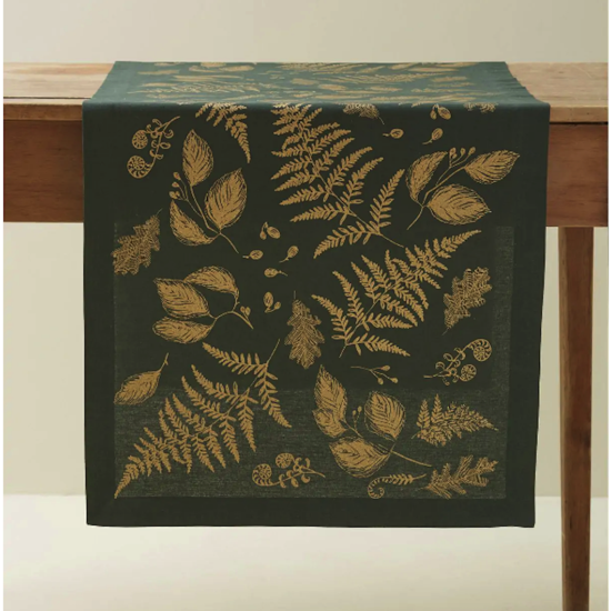 Chemin de table 50x150 Forêt enchantée imprimée - Sylvie Thiriez