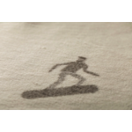 Savona plaid velours Skimania Écru - 150x200