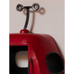 Étagère murale téléphérique rouge - Chehoma