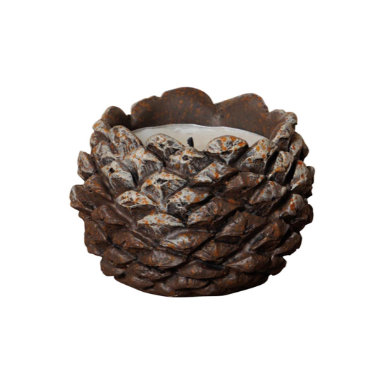 Mini bougeoir Pomme de pin - Chehoma