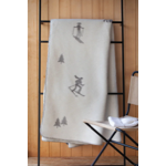 Savona plaid velours Skimania Écru - 150x200