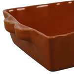 Plat à four Feston rectangulaire Caramel 36x23 - Côté Table