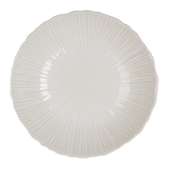 Plat creux Cerino blanc Ø34,5 - Côté Table