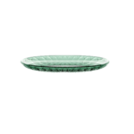 Petit plateau ovale 32x19,5 Vanity - "Aria" Matcha green