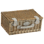 Panier pique-nique osier 4P - Marly rouge
