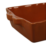 Plat à four Feston rectangulaire Caramel 32x21 - Côté Table