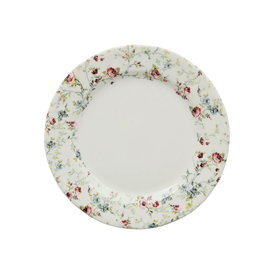Assiette plate Fleur des champs Ø26.5 - Comptoir de Famille