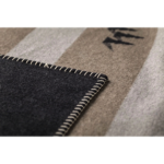 Sylt Plaid flanelle Piste de ski Anthracite - 140x200