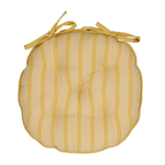 Galette de chaise Campagne Jaune D40 - Comptoir de Famille