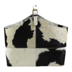 Corbeille vache noir/blanche 