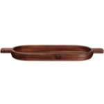 Bol ovale avec anse Wood L18 en bois d'acacia - Asa Slection
