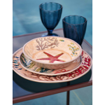 Plat ovale 52x30 en mélamine - Sea Life