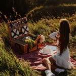 Panier Pique-nique osier 6P - Louvre