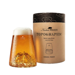 Verre long drink design TOPOGRAPHIC - Canigou