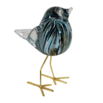 Déco Moineau Doré &amp; Bleu - Côté Table