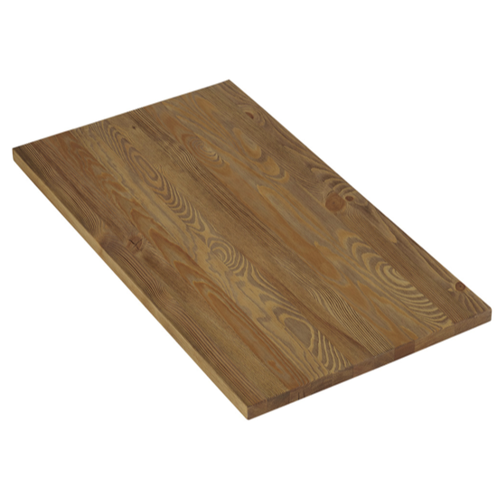 Allonge pour table Lugano en pin massif brossé lasuré - LUNALL 50 - Casita