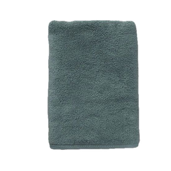 Éponge soft Vert cèdre - Serviette invité 30x50 - Sylvie Thiriez 