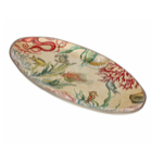 Plat ovale 52x30 en mélamine - Sea Life
