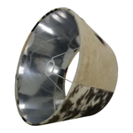 Abat jour Vache brun/blanc 40cm