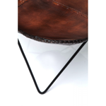 Fauteuil Butterfly cuir marron- Kare Design