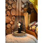 Lampe Grillage noir - Skieur schuss