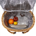 Panier Pique-nique osier 2P - Rivoli
