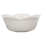 Saladier Chou blanc en gr�s - C�t� Table