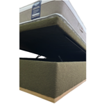 Lit coffre Filo H35 160x200 - Ascot Olive