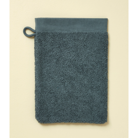 Gant de toilette L'Envol bleu fumé - Sylvie Thiriez