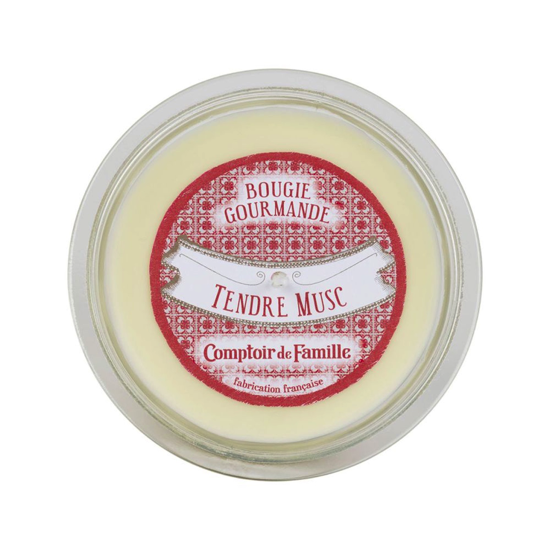 Bougie gourmande Tendre Musc  - Comptoir de Famille