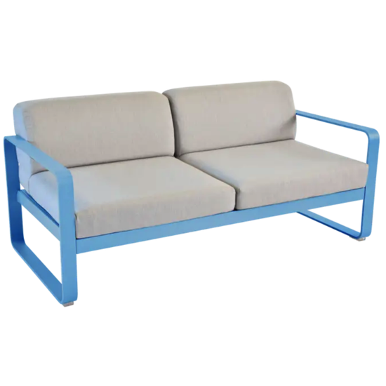 Canapé 2 Places Bellevie coussin Gris Flannelle - Fermob