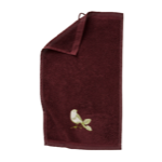 Éponge brodée Entre les branches Serviette invité 30x50 - Sylvie Thiriez