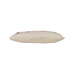 Coussin Chalet Beige &amp; Rouge 50x30 - Comptoir de Famille