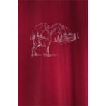 Pan de rideau Planay Rouge - 135x260