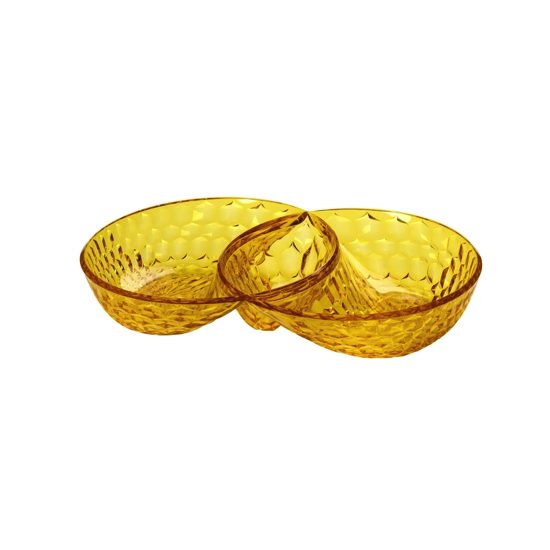 Plat hors d'oeuvres Vanity - "Terra" Saffron yellow