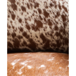 Fauteuil vache brune Rochebrune - Chehoma