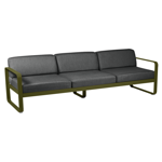 Canapé 3 Places Bellevie coussin Gris Graphite - Fermob 