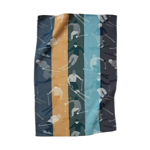 Torchon jacquard Après-ski bleu - Sylvie Thiriez