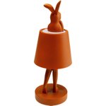 Lampe A Poser Rabbit Orange Led H29