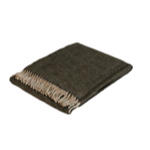Plaid Grain de Riz Frang� Kaki 130x175