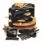 Appareil à raclette 8 personnes rond - Bois