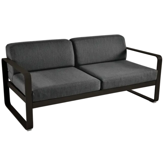 Canapé 2 Places Bellevie coussin Gris Graphite - Fermob 