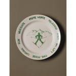 Set de 4 assiettes Pistes de ski Lapique - Chehoma