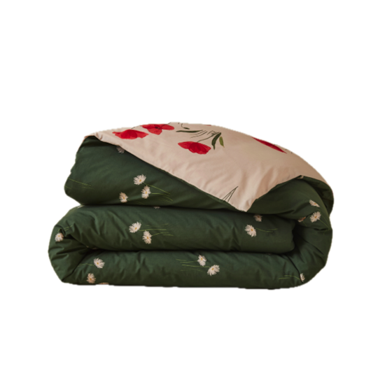 Housse de couette imprimée Un air de prairie - Sylvie Thiriez 