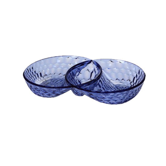 Plat hors d'oeuvres Vanity - "Acqua" Denim blue