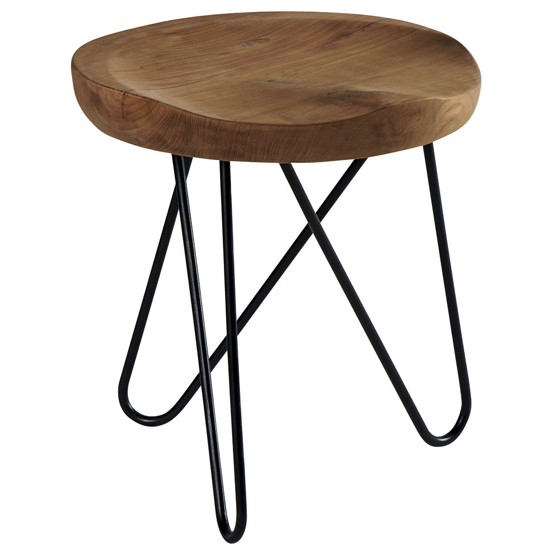 Tabouret assise teck BENTABOU 100 - Casita 
