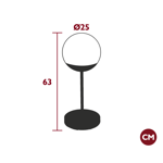 MOOON! La Lampe H63 - Fermob
