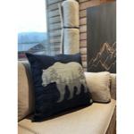 Housse de coussin 60x60 - Washington bleu V2