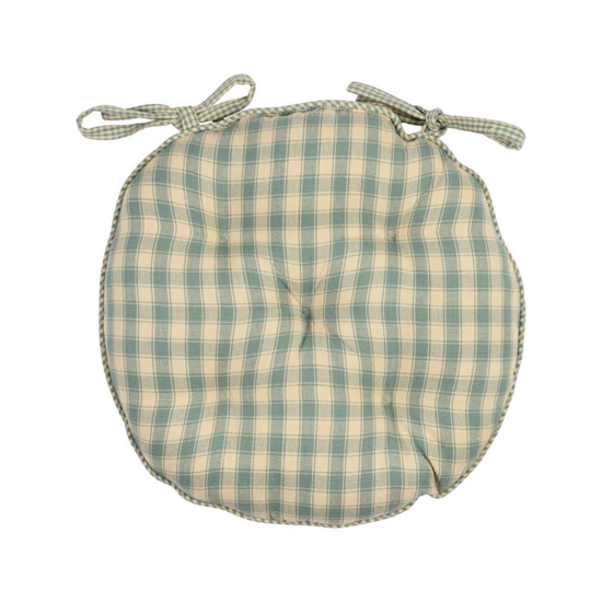 Galette de chaise Campagne Sauge D40 - Comptoir de Famille