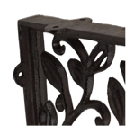 Équerre en fonte Laurier brun 25 - Comptoir de Famille